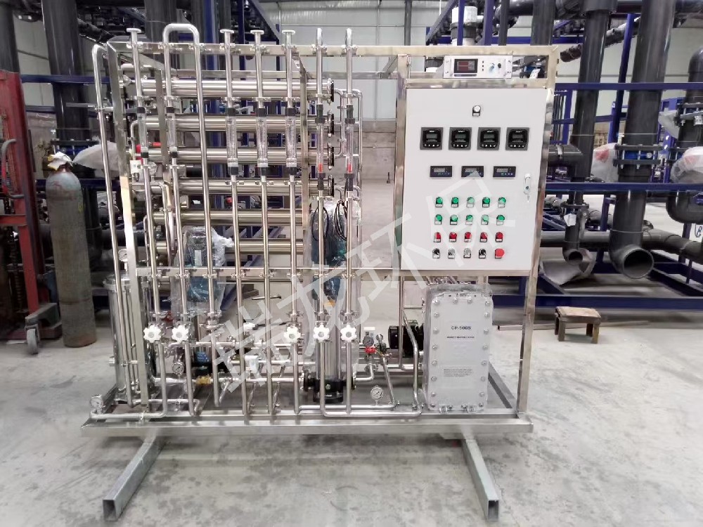 瑞龙环保纯化水案例-0.5T二级反渗透+EDI纯化水